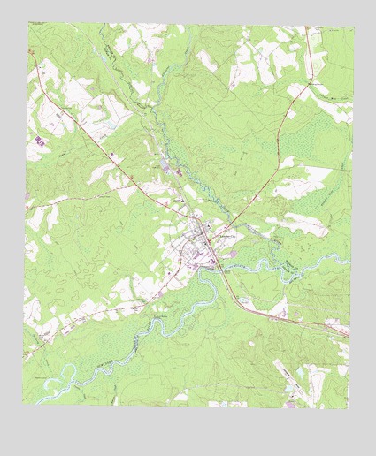 Lumber City, GA USGS Topographic Map