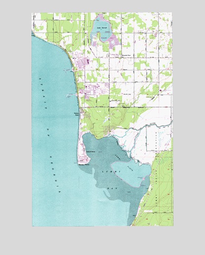 Lummi Bay, WA USGS Topographic Map