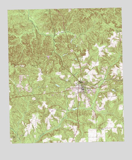 Lumpkin, GA USGS Topographic Map