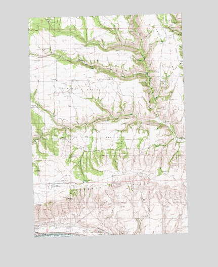Luna Gulch, WA USGS Topographic Map