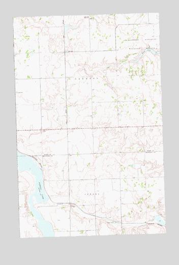 Lunds Valley, ND USGS Topographic Map