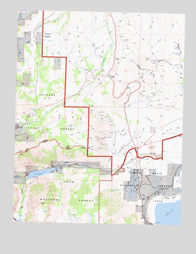 Lundy, CA USGS Topographic Map