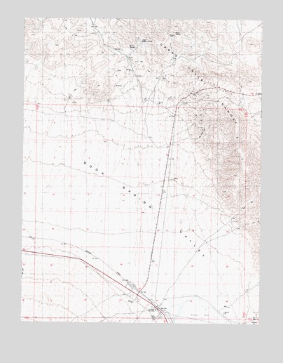 Luning, NV USGS Topographic Map