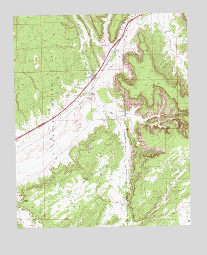 Lupton, AZ USGS Topographic Map
