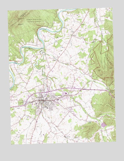 Luray, VA USGS Topographic Map