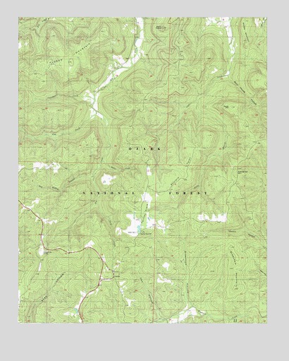 Lurton, AR USGS Topographic Map