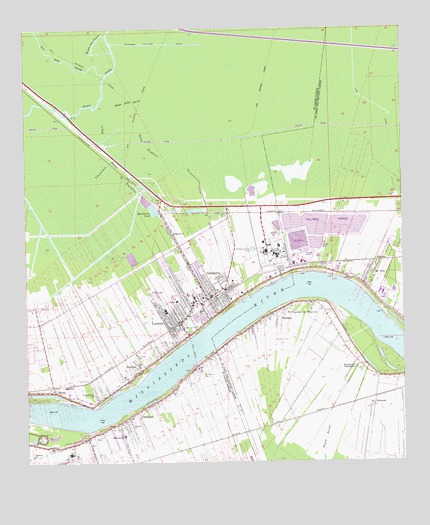 Lutcher, LA USGS Topographic Map