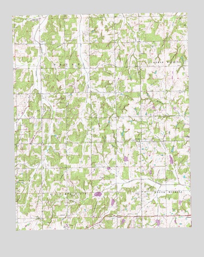 Luther SE, OK USGS Topographic Map
