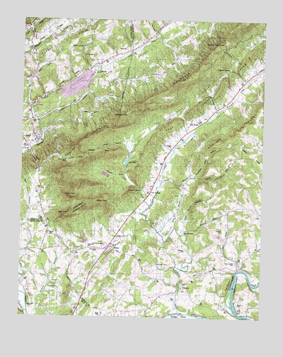 Luttrell, TN USGS Topographic Map