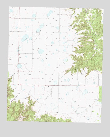 Luttrell Springs NE, TX USGS Topographic Map