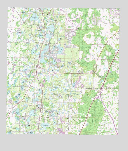 Lutz, FL USGS Topographic Map