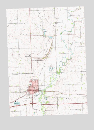 Luverne, MN USGS Topographic Map