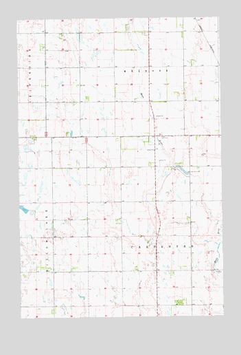 Luverne SE, ND USGS Topographic Map