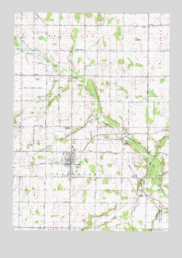Luxemburg, WI USGS Topographic Map