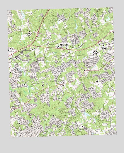 Luxomni, GA USGS Topographic Map
