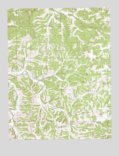 Luystown, MO USGS Topographic Map