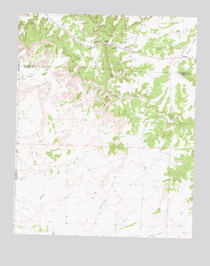 Lybrook, NM USGS Topographic Map