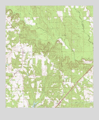 Lyeffion, AL USGS Topographic Map