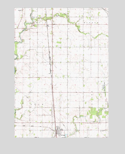 Lyle, MN USGS Topographic Map