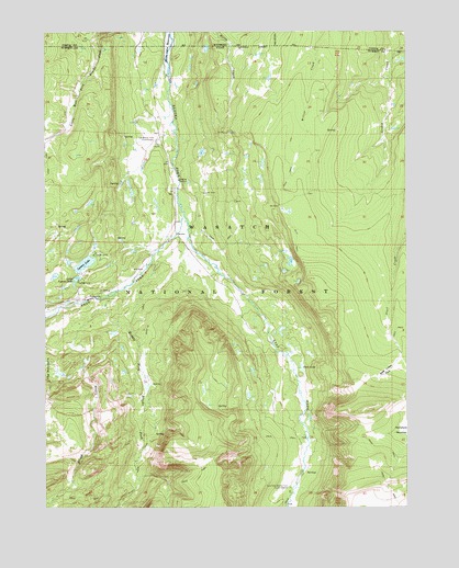 Lyman Lake, UT USGS Topographic Map