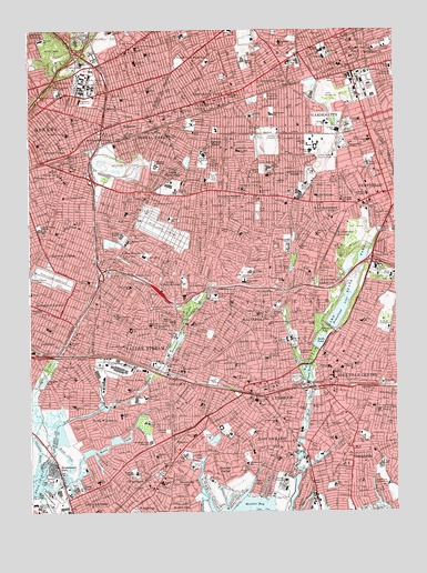 Lynbrook, NY USGS Topographic Map