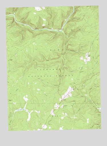 Lynch, PA USGS Topographic Map