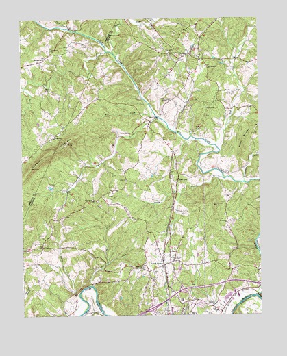 Lynch Station, VA USGS Topographic Map