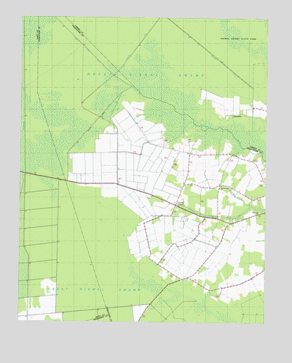 Lynchs Corner, NC USGS Topographic Map