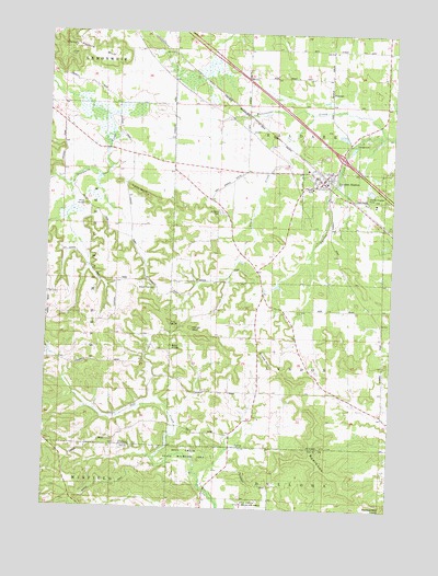 Lyndon Station, WI USGS Topographic Map