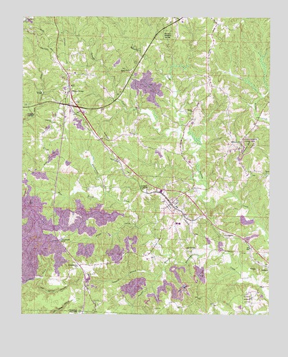 Lynn, AL USGS Topographic Map