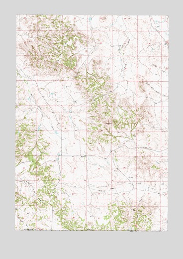 Bay Horse, MT USGS Topographic Map