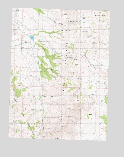 Lynn Reservoir, UT USGS Topographic Map