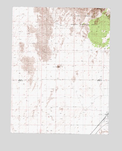 Lynndyl West, UT USGS Topographic Map