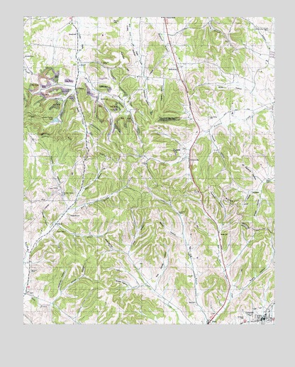 Lynnville, TN USGS Topographic Map