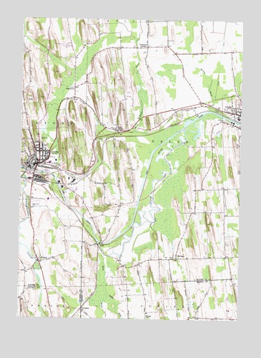 Lyons, NY USGS Topographic Map