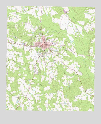 Lyons, GA USGS Topographic Map