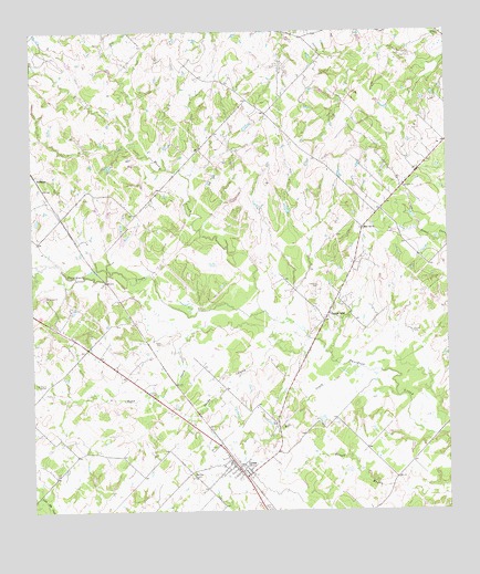 Lyons, TX USGS Topographic Map