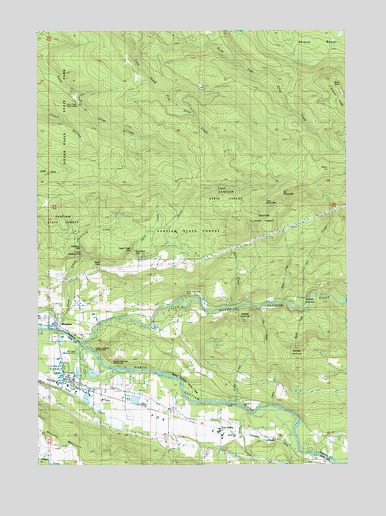 Lyons, OR USGS Topographic Map
