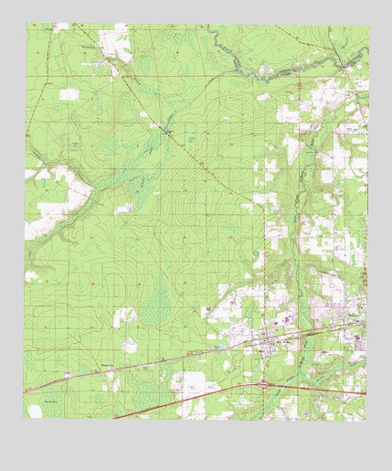 Macclenny West, FL USGS Topographic Map