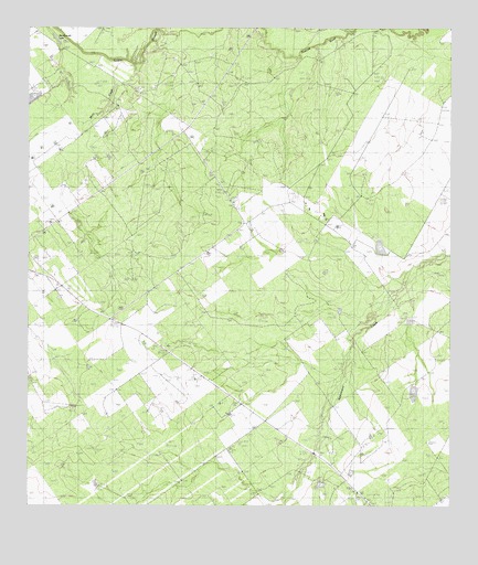 MacDonald Lake, TX USGS Topographic Map