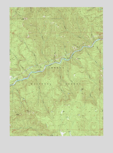 Mace Mountain, OR USGS Topographic Map