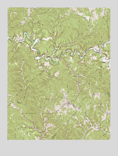 MacFarlan, WV USGS Topographic Map