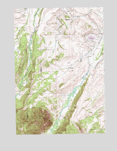 Mackay Ranch, MT USGS Topographic Map