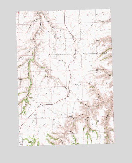 Macken Canyon, OR USGS Topographic Map