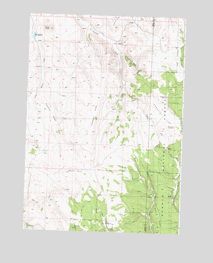 Mackey Butte, OR USGS Topographic Map