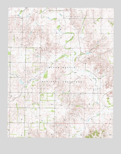Mackie, OK USGS Topographic Map