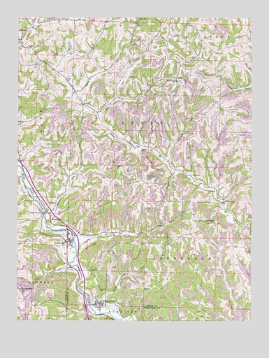 Macksburg, OH USGS Topographic Map