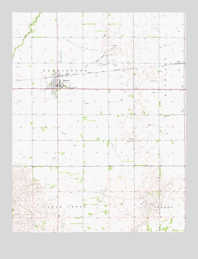Macksville, KS USGS Topographic Map