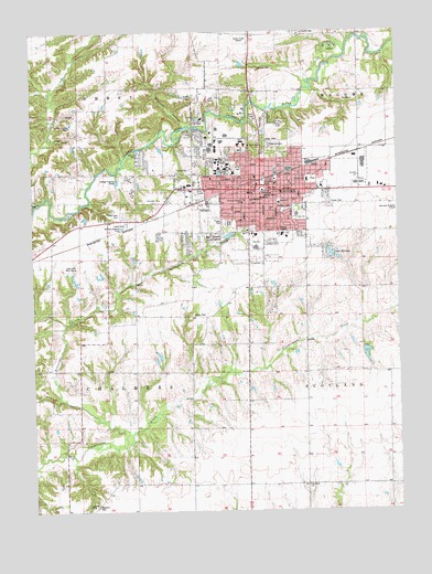Macomb, IL USGS Topographic Map
