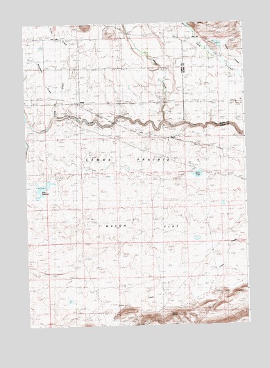 Macon, ID USGS Topographic Map